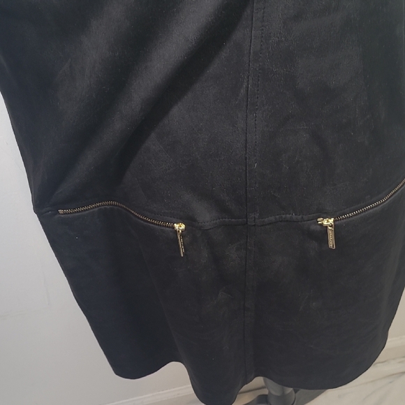 Michael Kors Black Dress with Gold Zipper - Picture 2 of 8